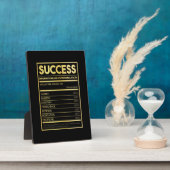 誕生日贈与成功栄養学 フォトプラーク (側面)