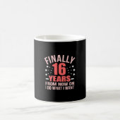 誕生日贈与 |いよいよ16歳 コーヒーマグカップ (中央)