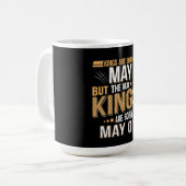 誕生日贈与 キングは生まれ5月プレゼント コーヒーマグカップ (正面左)