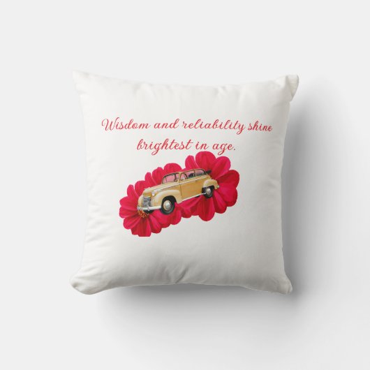 誕生日贈与 クッション (正面)