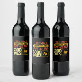 誕生日贈与 |化学を教えて ワインラベル (ボトル)