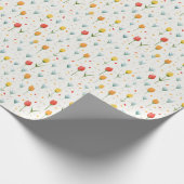 誕生日贈与 | 地球は花で笑う ラッピングペーパー (角)