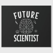 誕生日贈与 |将来の科学者 ラッピングペーパー (フラット)