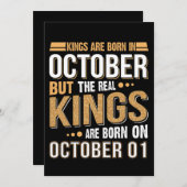 誕生日贈与 | Kings Are 生まれ October Gift (正面/裏面)