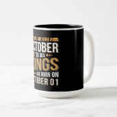 誕生日贈与 | Kings Are 生まれ October Gift ツートーンマグカップ (正面右)