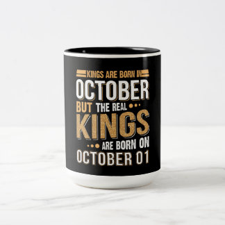 誕生日贈与 | Kings Are 生まれ October Gift ツートーンマグカップ