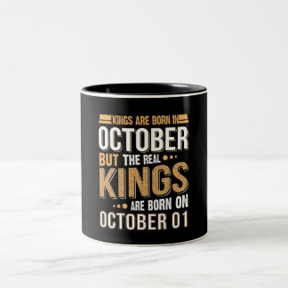 誕生日贈与 | Kings Are 生まれ October Gift ツートーンマグカップ