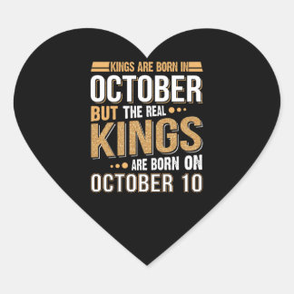 誕生日贈与 | Kings Are 生まれ October Gift ハートシール