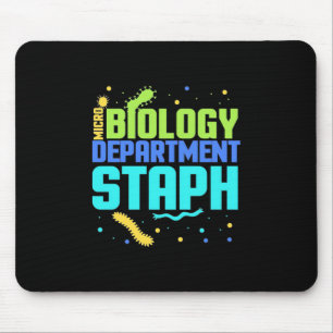 誕生日贈与 Micro Biology Departmentスタフ マウスパッド