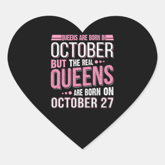 誕生日贈与 | Queen生まれ Are In October Gift ハートシール