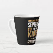 誕生日贈与 | Queen Are 生まれ September Gift カフェラテマグ (左アングル)