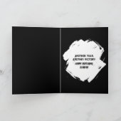 誕生日赤ボクシング手袋 カード (内部)