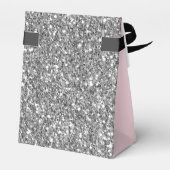 誕生日赤面ピンクサンキューシルバーモノグラム フェイバーボックス (裏面サイド)