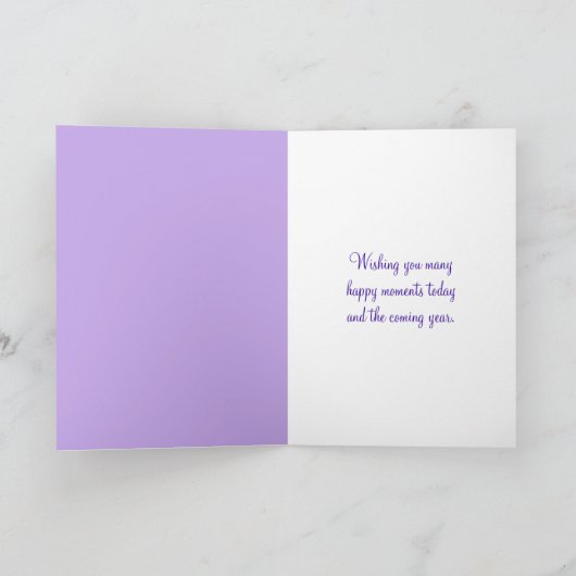 誕生日赤面 カード (内部)