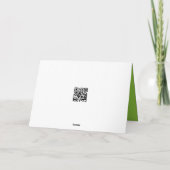 誕生日車にどんぐりを入れたショッピングリス カード (裏面)