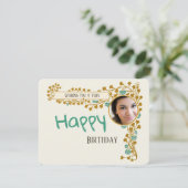 誕生日追加フォトアールヌーボーCC1016カード カード (スタンド正面)