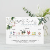 誕生日週末の日程 | パームビーチ 招待状 (スタンド正面)