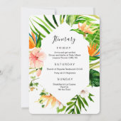 誕生日週末旅行招待状 招待状 (裏面)