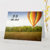 誕生日遠くにが40日 カード (黄色い花)