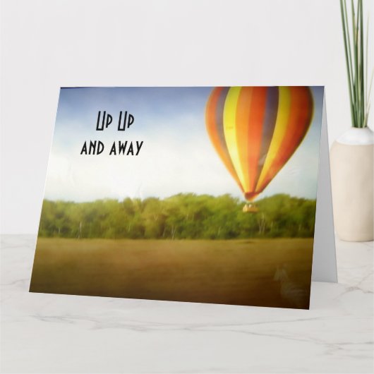 誕生日遠くにが40日 カード (正面)