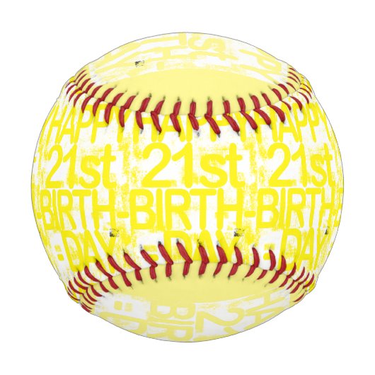 誕生日野球 野球ボール (正面)
