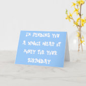 誕生日金 カード (黄色い花)