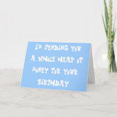 誕生日金 カード (正面)