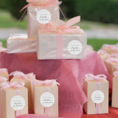 誕生日銀グリッター名の日付 ラウンドシール