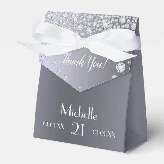 誕生日銀ダイヤモンド フェイバーボックス (正面サイド)