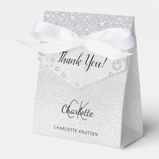 誕生日銀名エレガント フェイバーボックス (正面サイド)