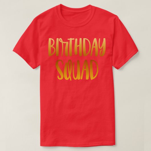 誕生日隊 Tシャツ (デザイン正面)