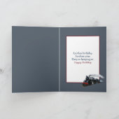 誕生日雪車 カード (内部)