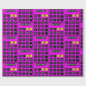 誕生日電卓（ピンク） ラッピングペーパー (フラット)