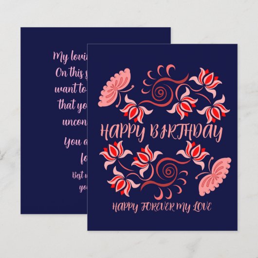 誕生日願い (正面/裏面)