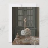 誕生日願い | ケーキ絵を描誕生日カード (正面)