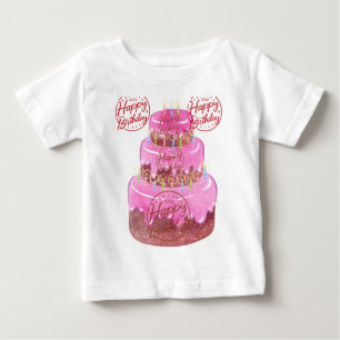 誕生日願い ベビーTシャツ