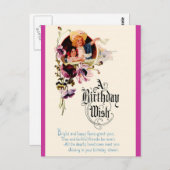 誕生日願い ポストカード (正面/裏面)