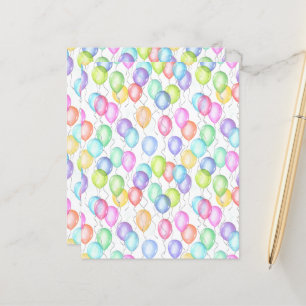 誕生日風船スクラップブック紙