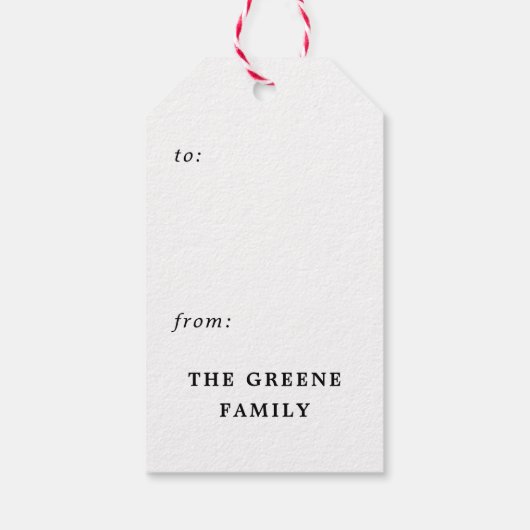 誕生日風船付き象 ギフトタグ (裏面)