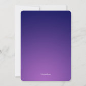 誕生日風船 フォト招待状 招待状 (裏面)