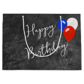 誕生日風船 ラージペーパーバッグ (正面)