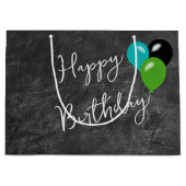 誕生日風船 ラージペーパーバッグ (正面)