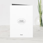 誕生日飛んでいるマラードダックス カード (裏面)