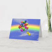 誕生日飛行 カード (正面)