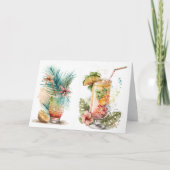 誕生日飲料 カード (正面)