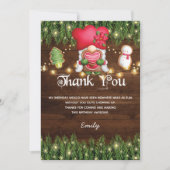 誕生日飾Cookieのパーティーサンキューカード サンキューカード (正面)