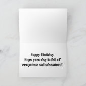 誕生日驚き カード (内部)