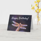 誕生日魔法トンフライ自然ハッピーバースデー カード (黄色い花)