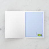 誕生日魚カード カード (内部)