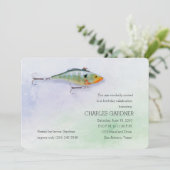 誕生日魚釣りテーマル 招待状 (スタンド正面)